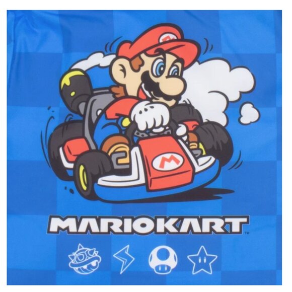 Nintendo Super Mario Bros Winter Jacket Boy Mario Kart Graphic Puffer Size 10/12 - Picture 7 of 7